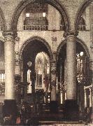 WITTE, Emanuel de Interior of a Church oil painting artist